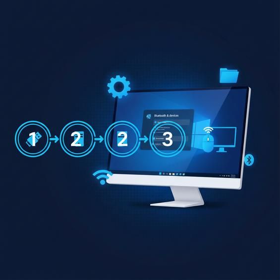 Kết nối chuột không dây qua USB Dongle (Nano Receiver)