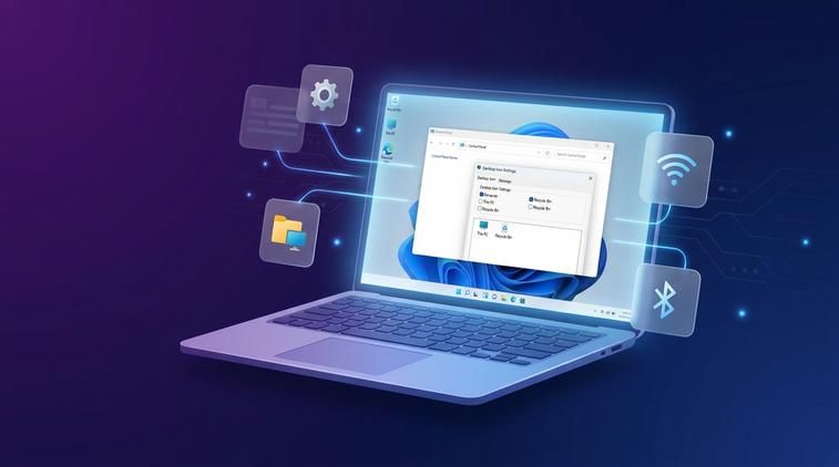 Cách hiện this pc trên win 10 qua Control Panel