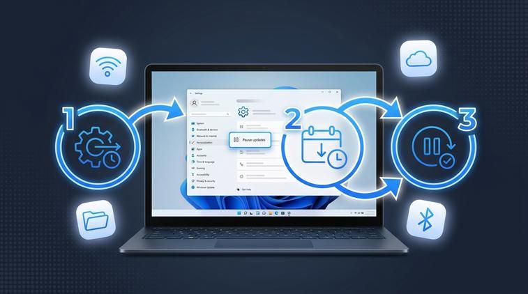 Tạm dừng cập nhật (Pause Updates) ngay trong Settings