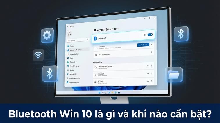 Bluetooth Win 10 là gì và khi nào cần bật?