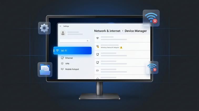 Thiếu driver WiFi Win 10 - dấu hiệu nhận biết và nguyên nhân