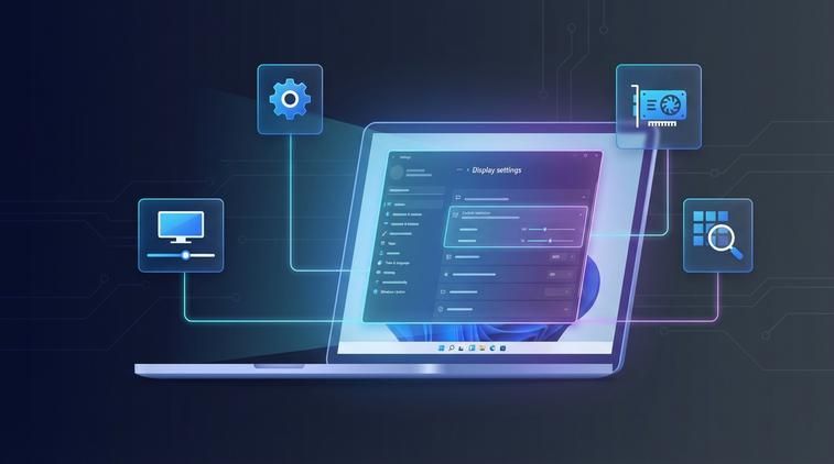 Cài custom resolution Win 11