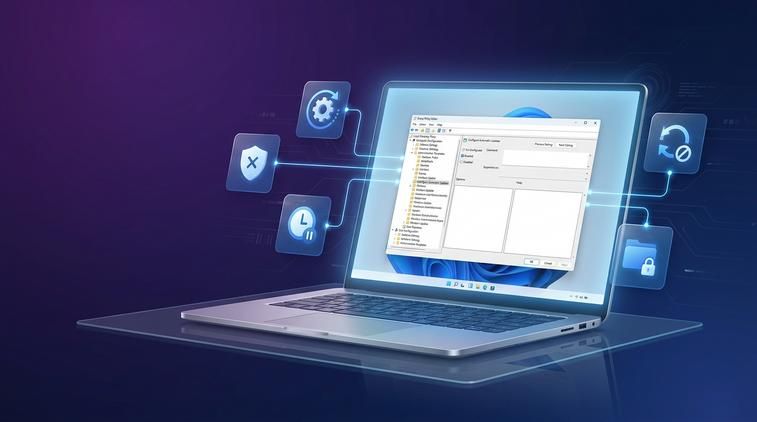 Tắt update Win 10 hoàn toàn qua Group Policy (chỉ Win 10 Pro)