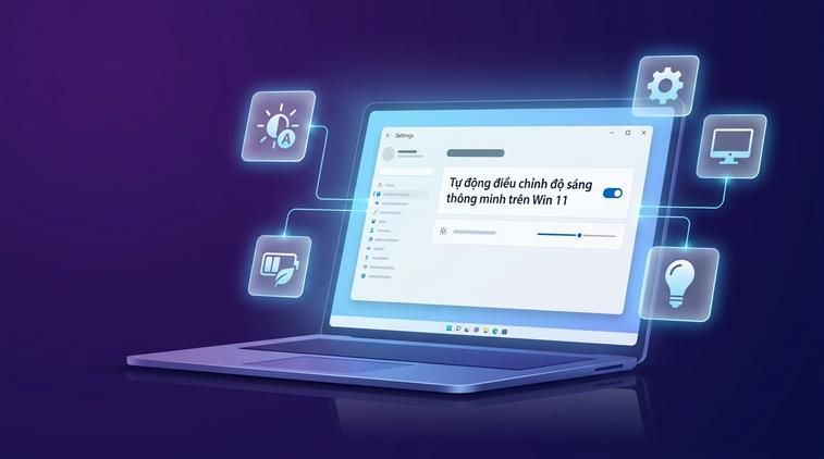 Tự động điều chỉnh độ sáng thông minh trên Win 11