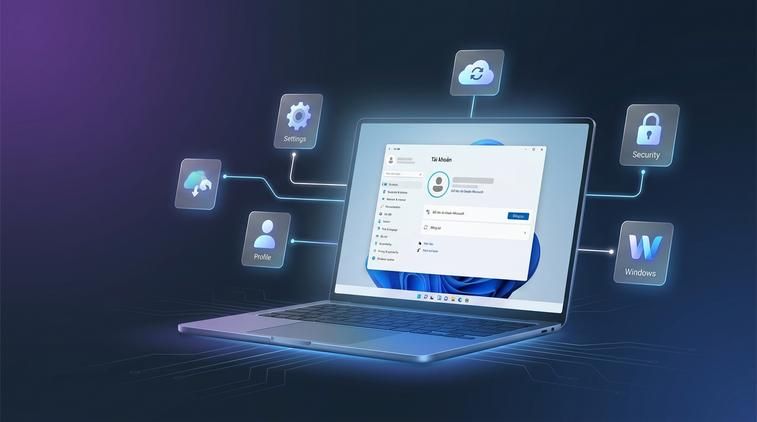 Đổi tên tài khoản Microsoft online để đồng bộ về máy