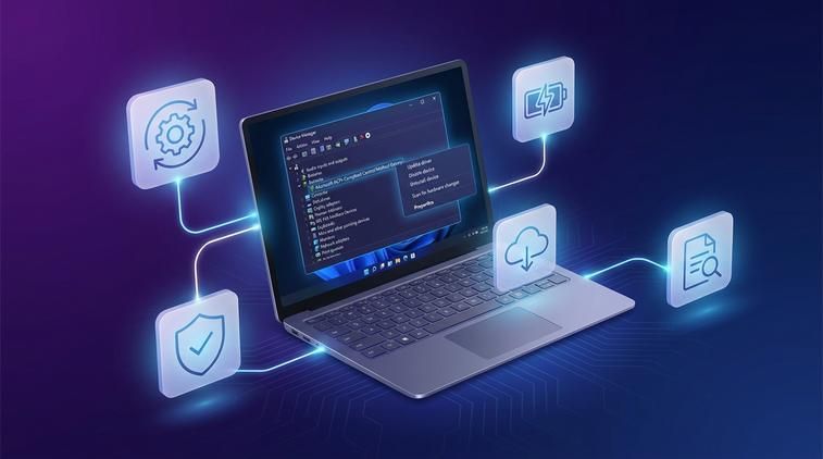 Cập nhật driver pin Microsoft ACPI