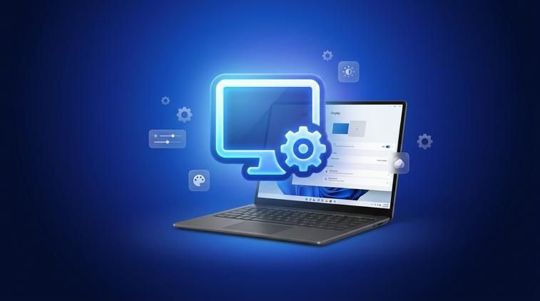 Chỉnh màu màn hình laptop win 11 và bật HDR