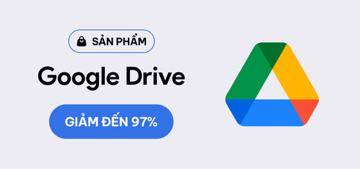 Mua dung lượng Google Drive (12 tháng)