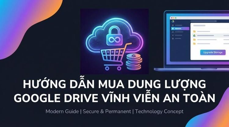 Hướng dẫn mua dung lượng Google Drive vĩnh viễn an toàn, ...