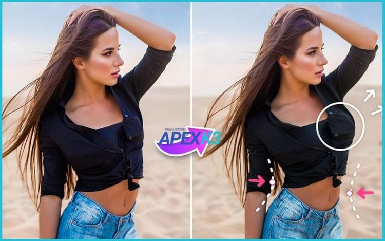 Cách bóp eo trong Photoshop